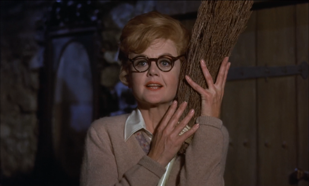 From Disney's Bedknobs and Broomsticks. A Witch needs a broom like a man needs a...