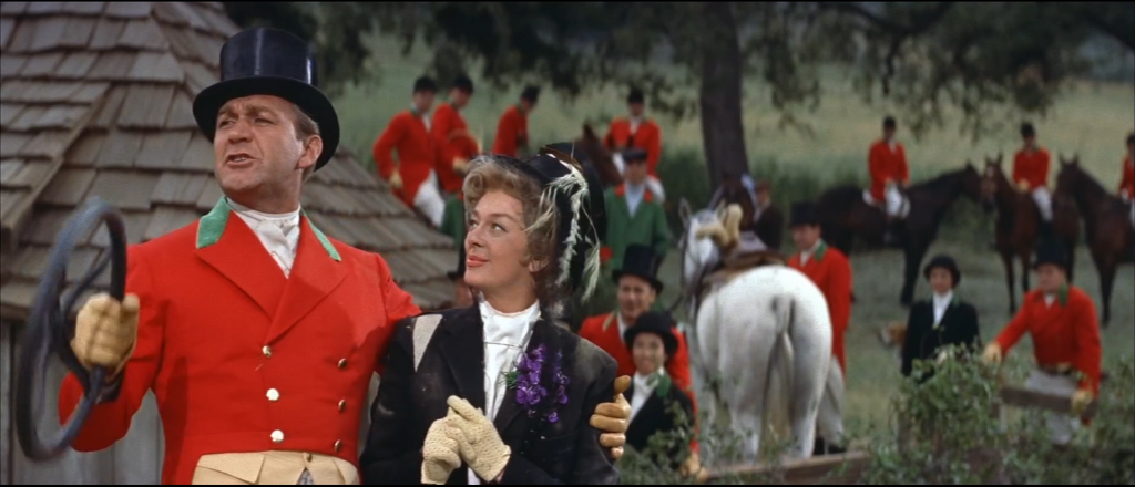 Fox and hounds this ain't. Auntie Mame recovers from falling off a horse.