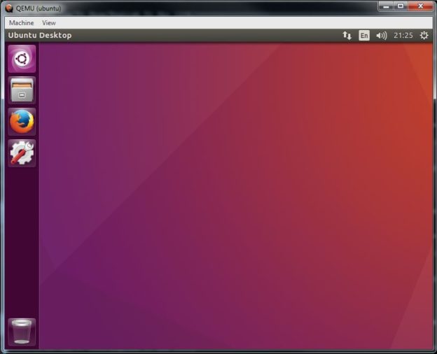 Ubuntu LTS running under QEmu on Windows 7
